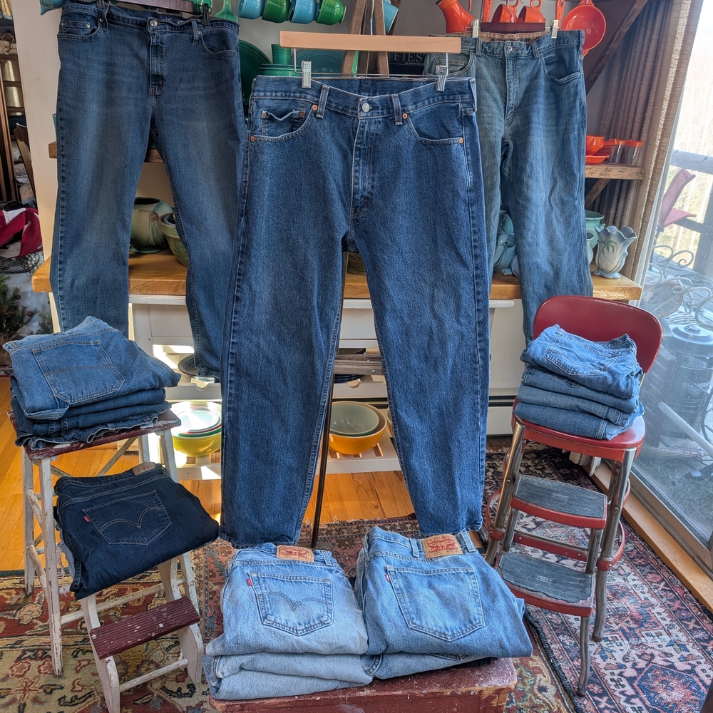Levi's 505 Red Tag Blue Jeans 1990s
